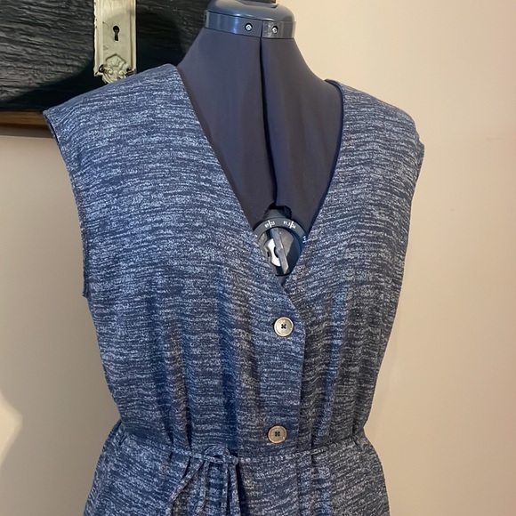 Wilfred Free Kemesky Heather Cloudy Sleeveless Dress Size Medium - Picture 2 of 16